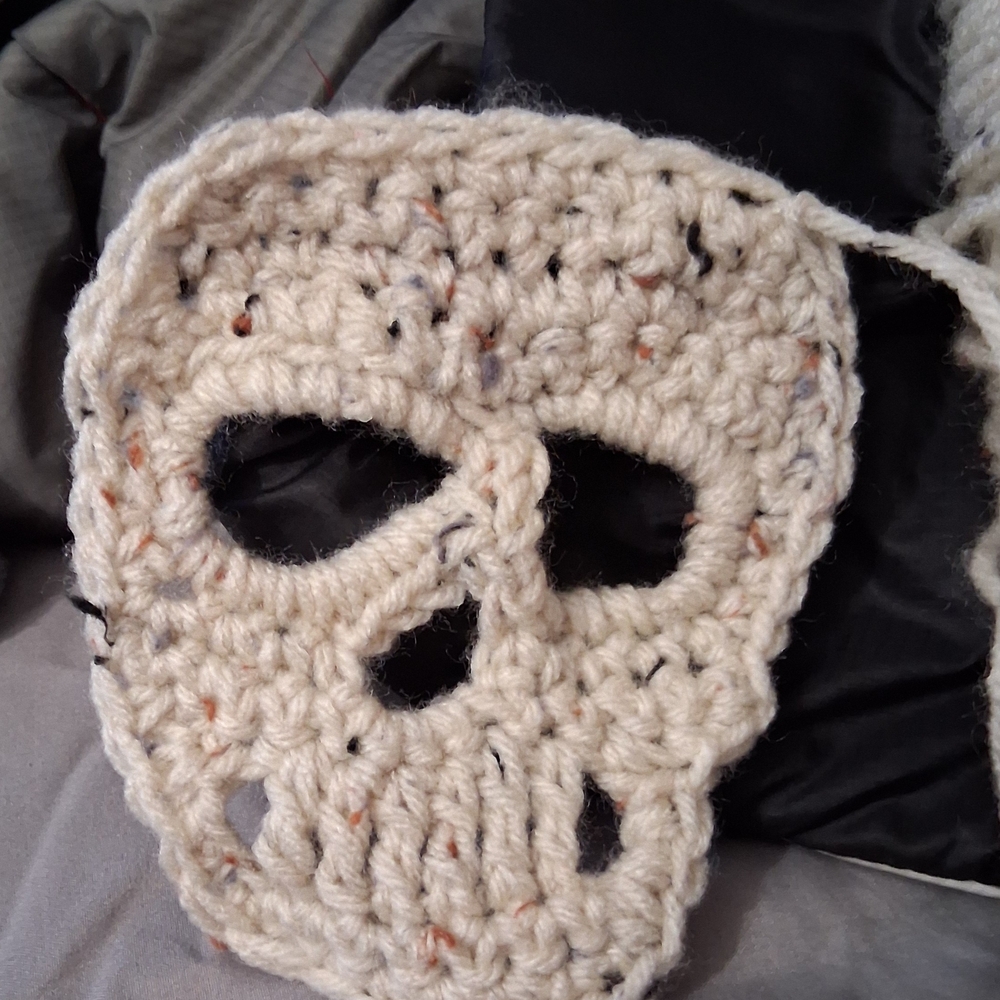 Crochet Skull Mask